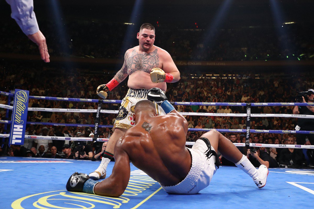 staying positive- Anthony Joshua and Andy Ruiz fight